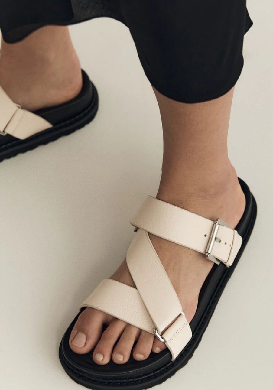 Accessories LA Tribe Sandals & Slides | Aki Slides - Tofu