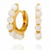 Accessories Temple of the Sun Gold Jewels | Ines Pearl Earrings