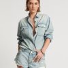 Fashion One Teaspoon Shorts + Pants | Kansas Blue Bandits Denim Short