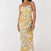 Fashion Girl and the Sun Maxi Dress | Celestial Maxi Dress- Paradise Print