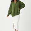 Fashion Arcaa Movement Knits & Sweaters | Londen Zip Sweater- Caper