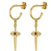 Accessories Temple of the Sun Gold Jewels | Themis Earrings Gold