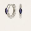 Accessories Temple of the Sun Earrings | Chrysalis Earrings Sapphire-Silver