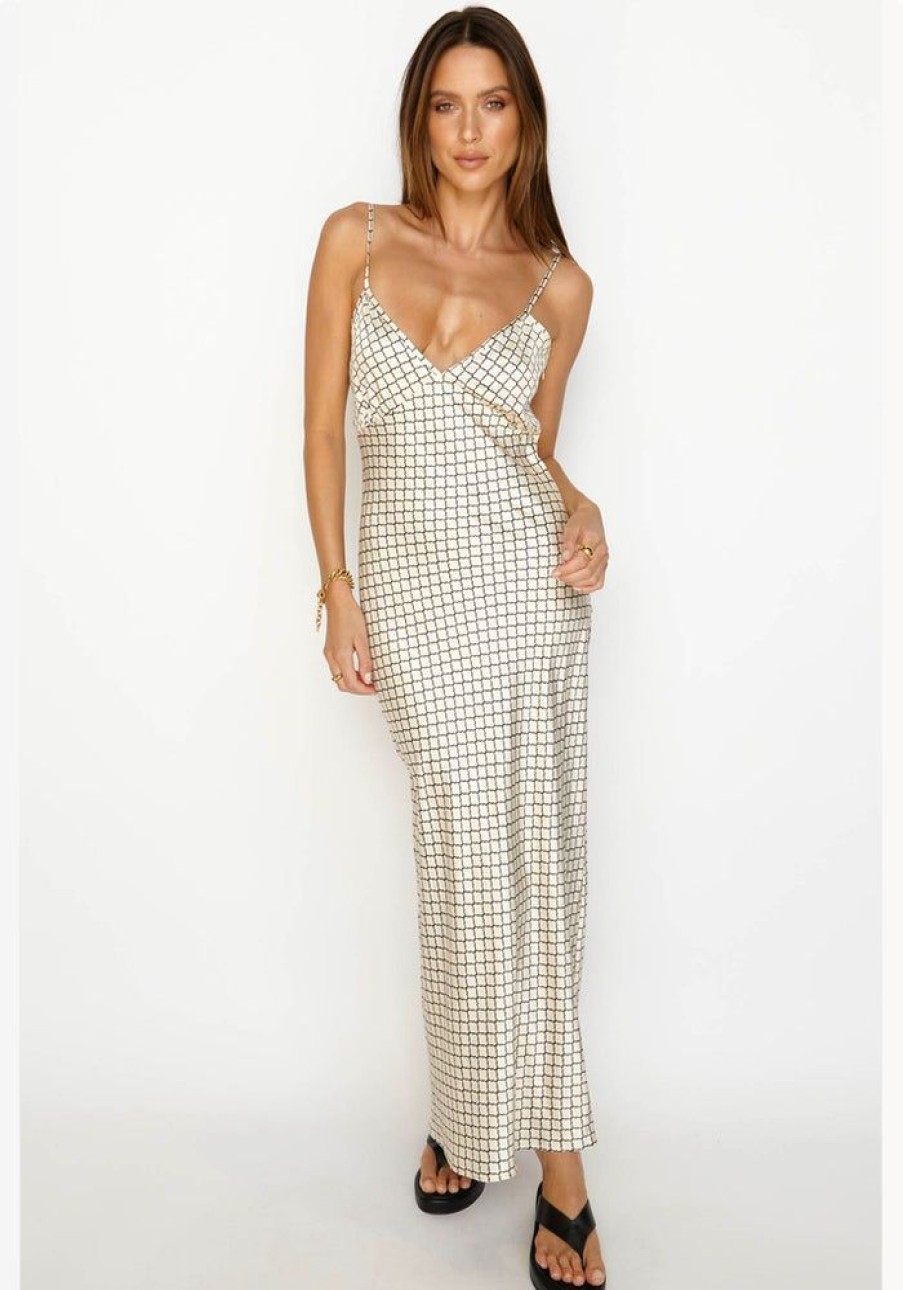 Fashion SNDYS Maxi Dress | Camilla Dress- Geo Print