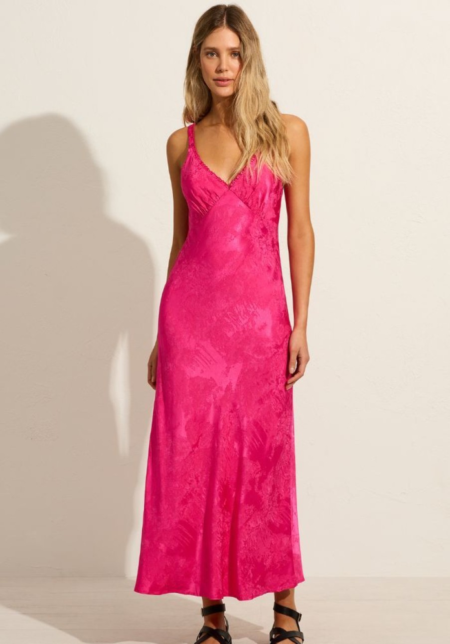 Fashion Auguste Maxi Dress | Margarita Midi Dress - Fuchsia