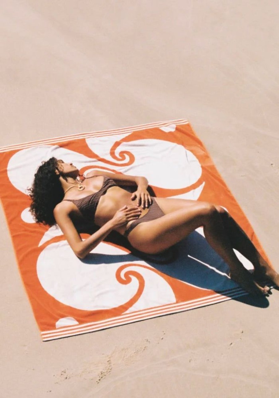 Accessories Sun Rituals Beach Accessories | Florence Towel - Burnt Orange