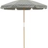 Accessories Business & Pleasure Co Beach Towels + Umbrellas | Amalfi Umbrella- Vintage Green Check