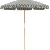 Accessories Business & Pleasure Co Beach Accessories | Amalfi Umbrella- Vintage Green Check