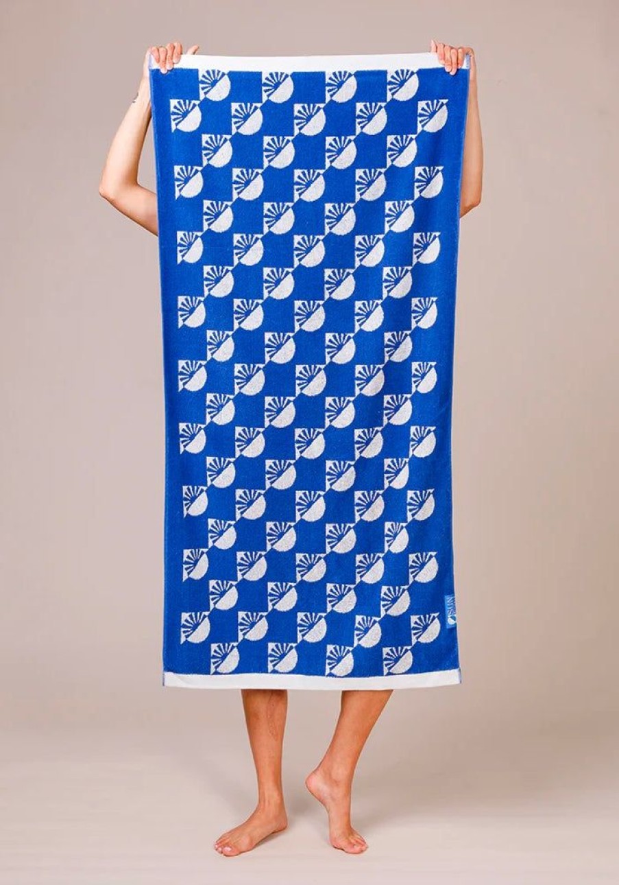 Accessories Sun Rituals Beach Accessories | Saturna Towel - Sea Blue