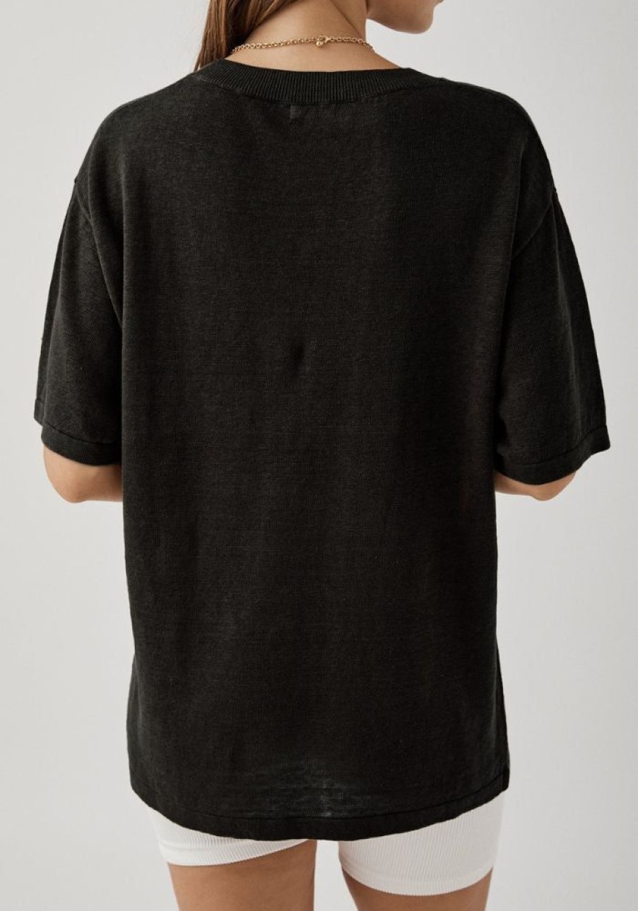 Fashion Arcaa Movement Tops | Hugo Tshirt- Black