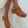 Accessories Cabo Gypsy Heels | Malibu Clogs - Vintage Tan