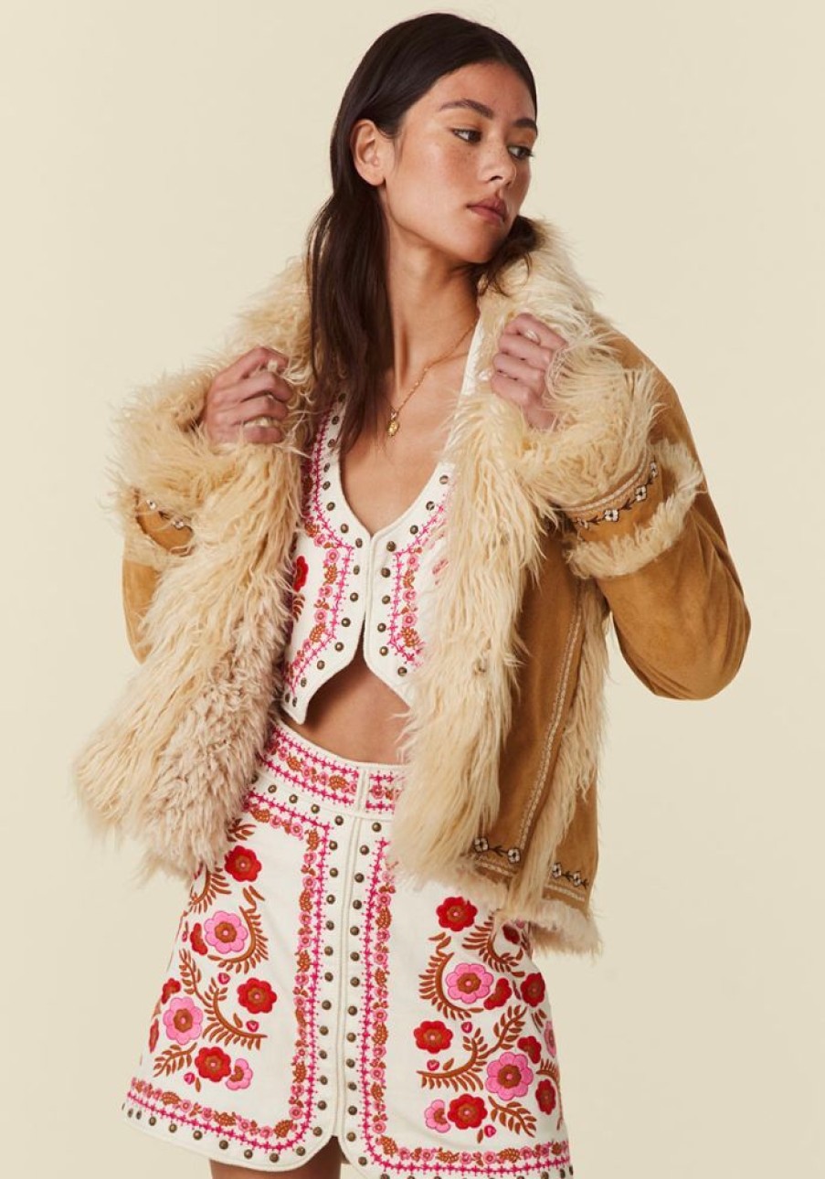 Fashion Spell Kimonos & Jackets | Joplin Cropped Jacket- Hazelnut