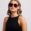 Accessories Reality Eyewear Sunglasses | All Right Baby- Tan