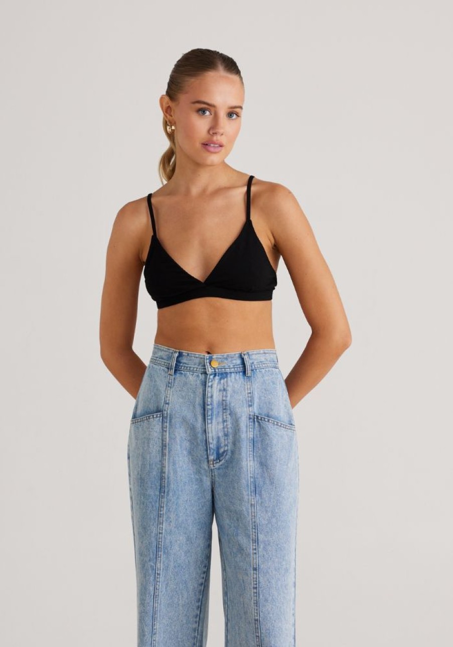 Fashion Daisy Says Tops | Cameron Bralette- Black