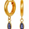 Accessories Temple of the Sun Gold Jewels | Alessandra Sapphire Earrings