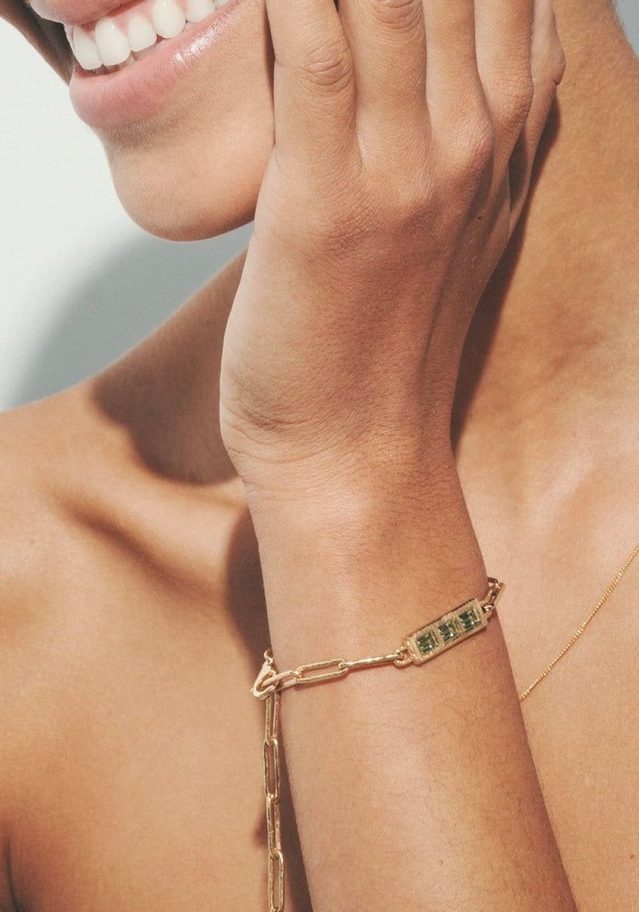 Accessories Temple of the Sun Gold Jewels | Olea Bracelet Gold