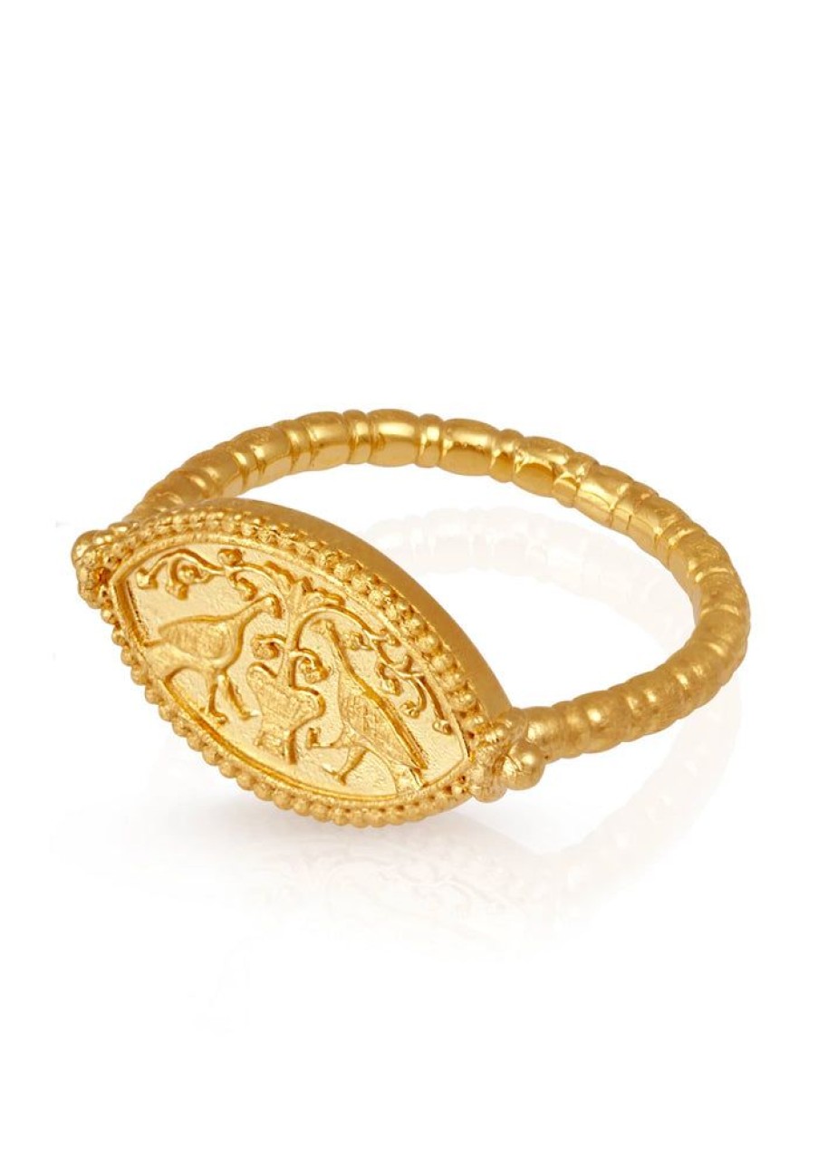 Accessories Temple of the Sun Gold Jewels | Gaia Ring