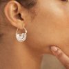 Accessories Temple of the Sun Silver Jewels | Baye Earrings - Silver