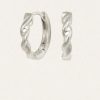 Accessories Temple of the Sun Silver Jewels | Helix Small Hoops-Silver