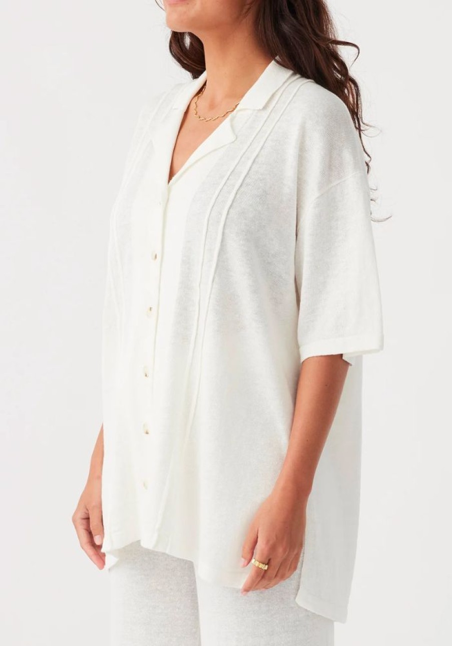 Fashion Arcaa Movement Tops | Darcy Shirt - Cream