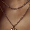 Accessories Arms Of Eve Necklaces | Rose Heart Necklace- Gold