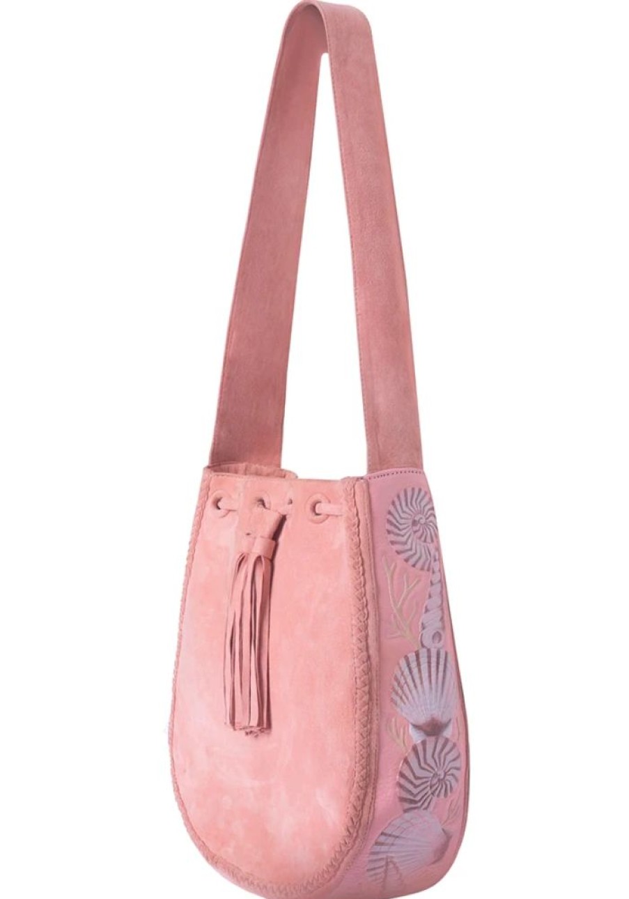 Accessories Jodilee Bags | Shell Pink Leather Bag - Sample