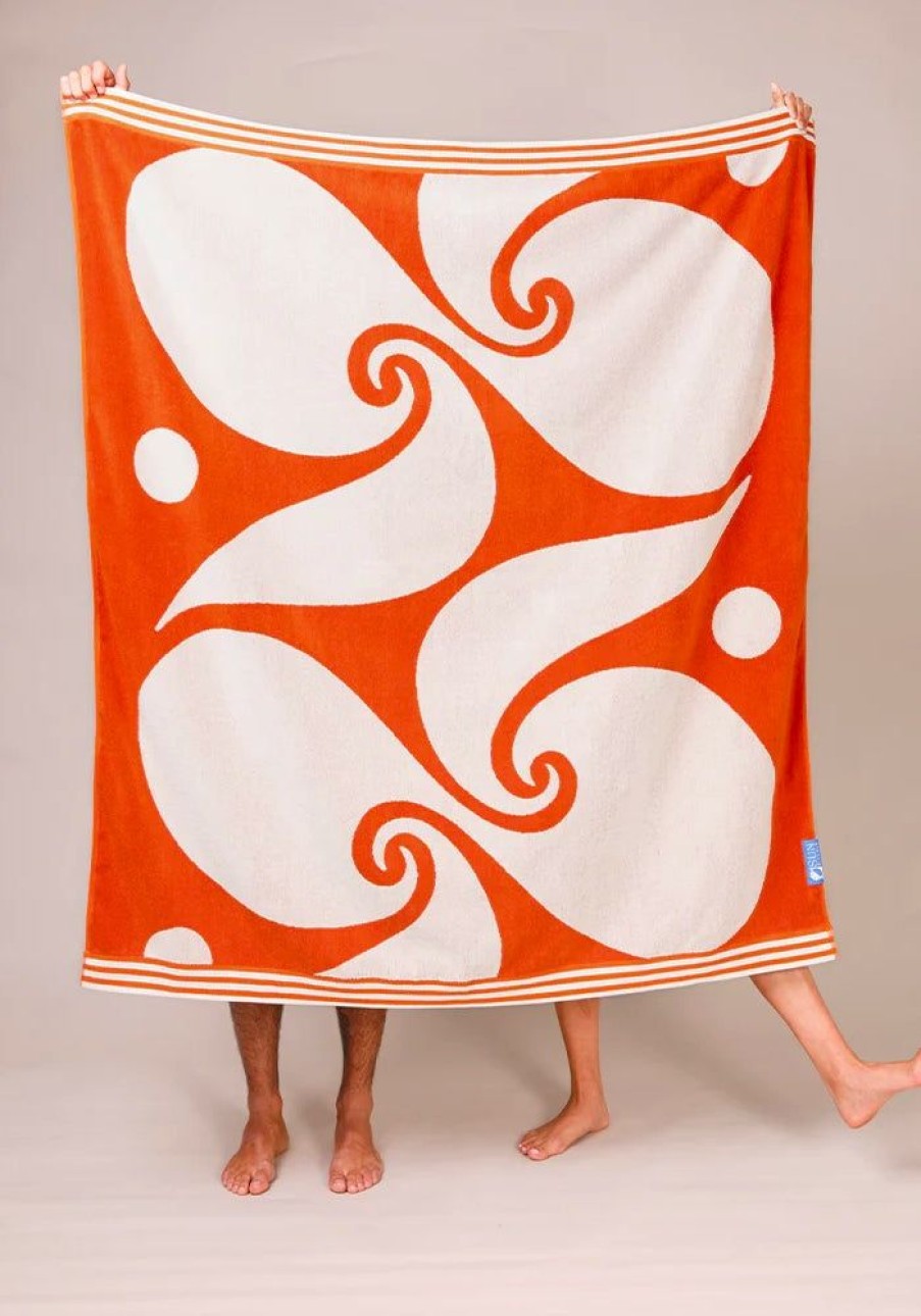 Accessories Sun Rituals Beach Towels + Umbrellas | Florence Towel - Burnt Orange