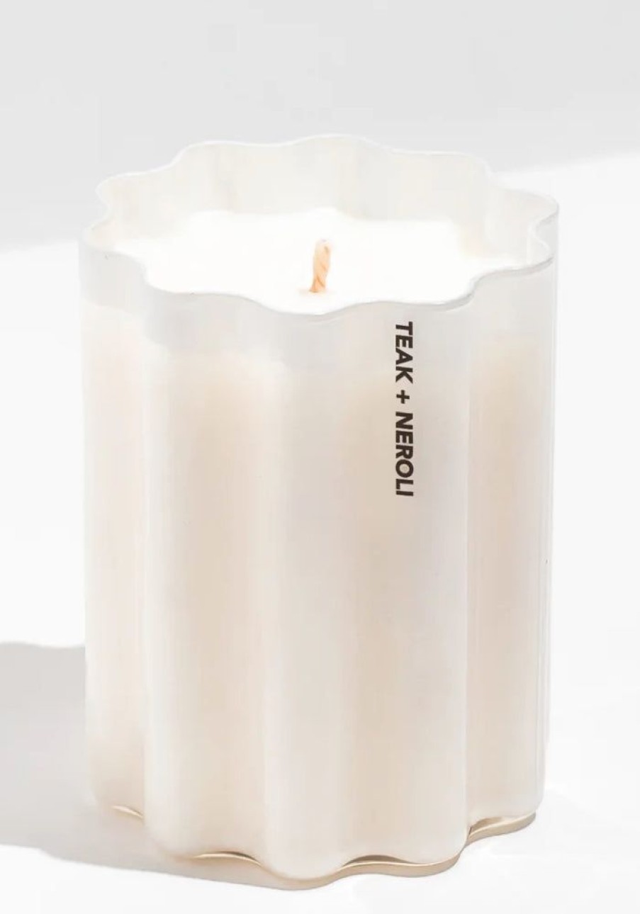 Homewares Fazeek | Wave Candle - Teak & Neroli