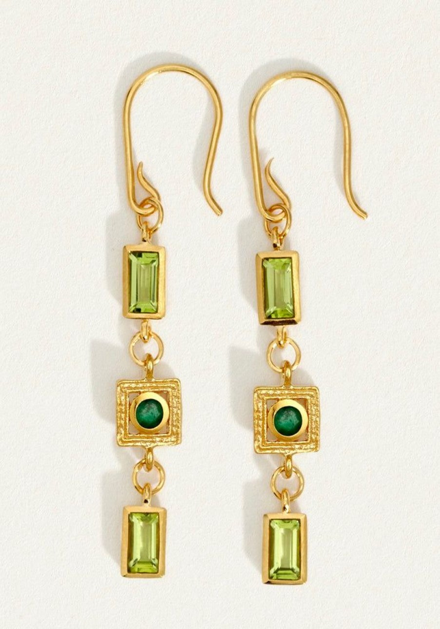 Accessories Temple of the Sun Gold Jewels | Florence Earrings