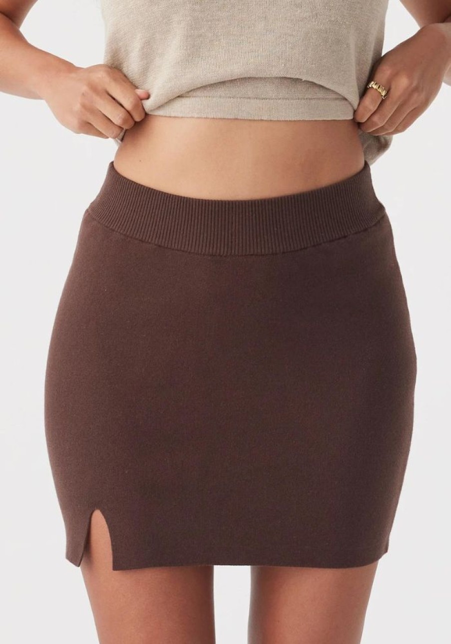 Fashion Arcaa Movement Skirts | Duke Skirt- Chocolate