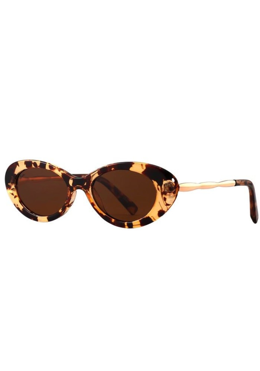 Accessories Reality Eyewear Sunglasses | High Society - Honey Turtle