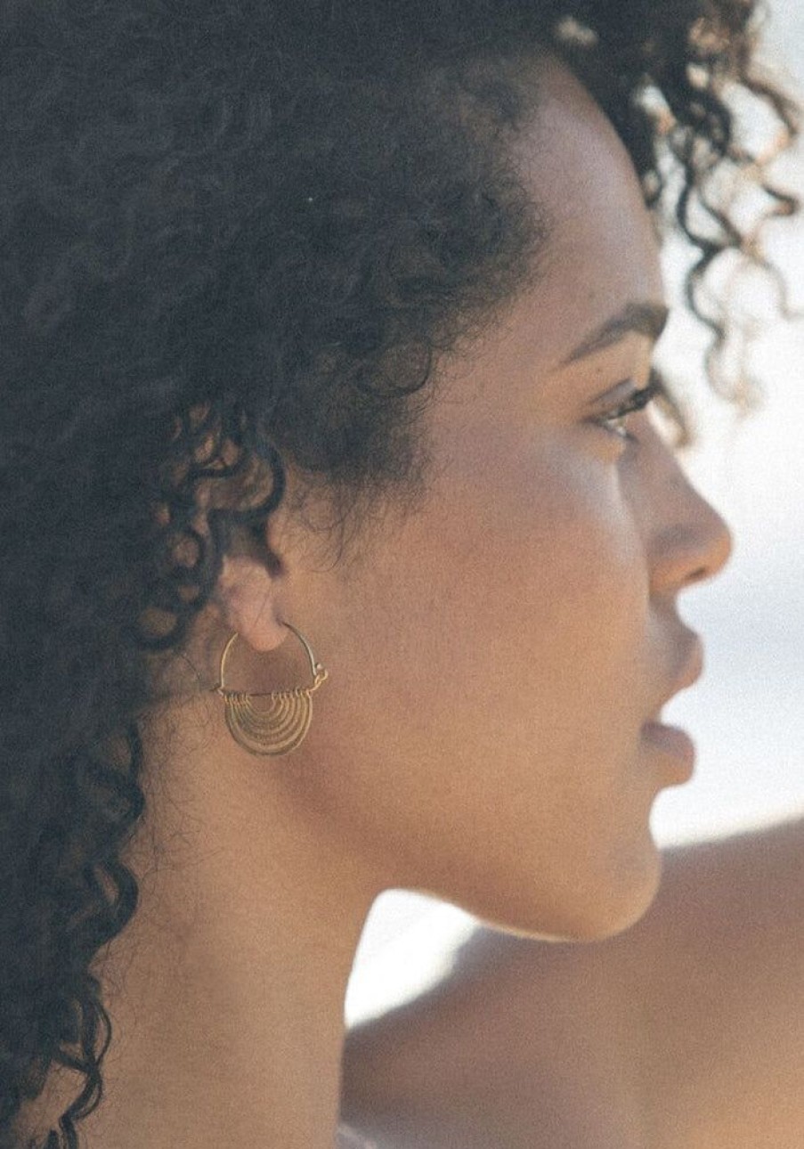 Accessories Temple of the Sun Gold Jewels | Baye Earrings - Gold