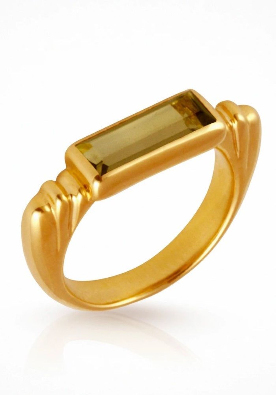 Accessories Temple of the Sun Gold Jewels | Phoebe Ring