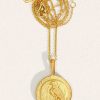 Accessories Temple of the Sun Gold Jewels | Virago Coin Necklace Gold