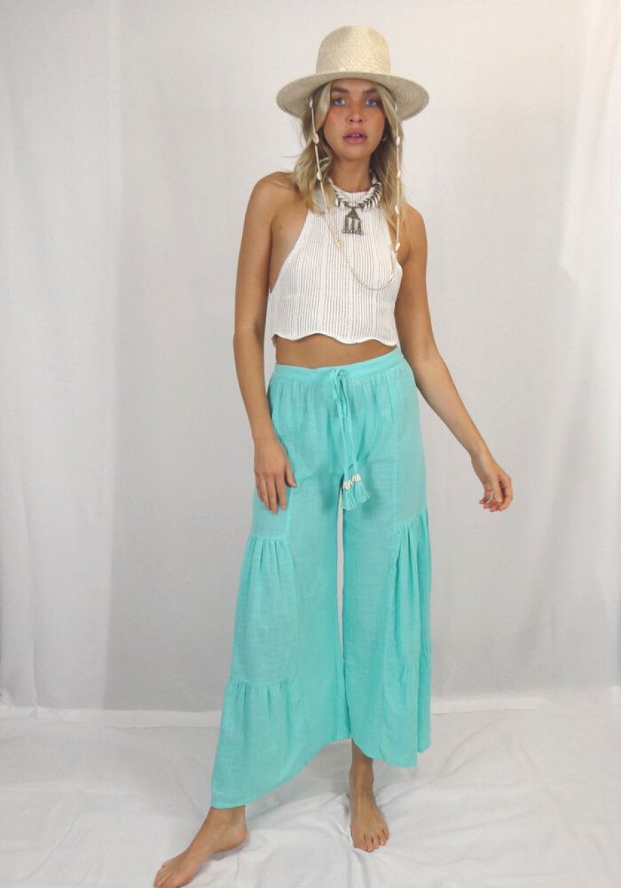 Fashion Cabo Gypsy Shorts + Pants | Wandering Pants - Turquoise