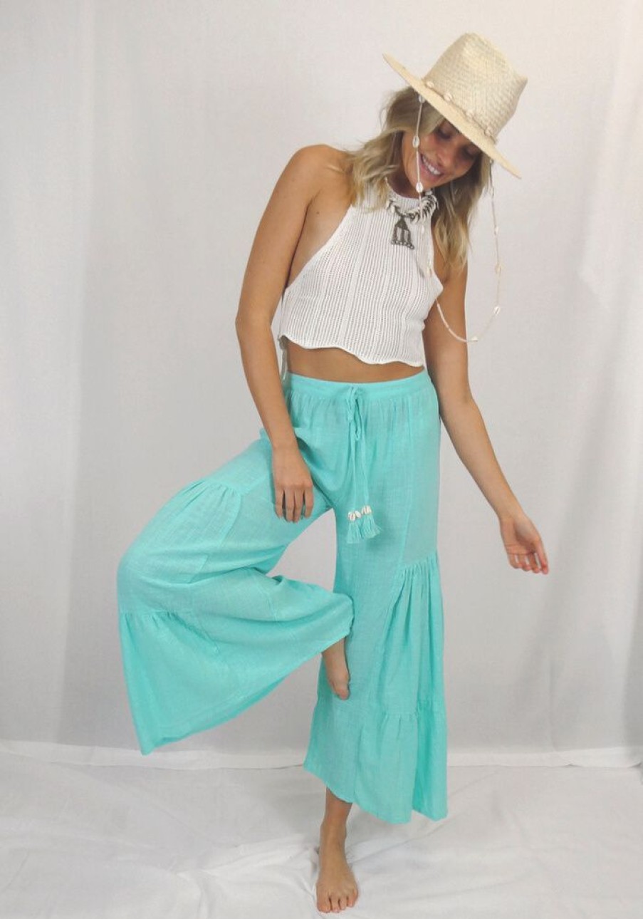 Fashion Cabo Gypsy Shorts + Pants | Wandering Pants - Turquoise