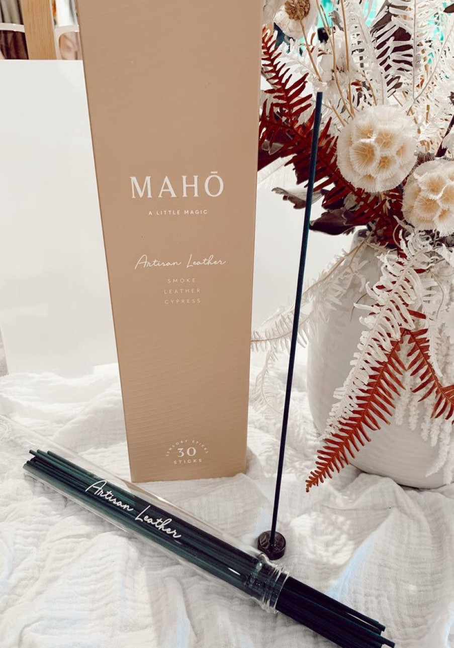 Homewares Maho Sensory | Artisan Leather Incense