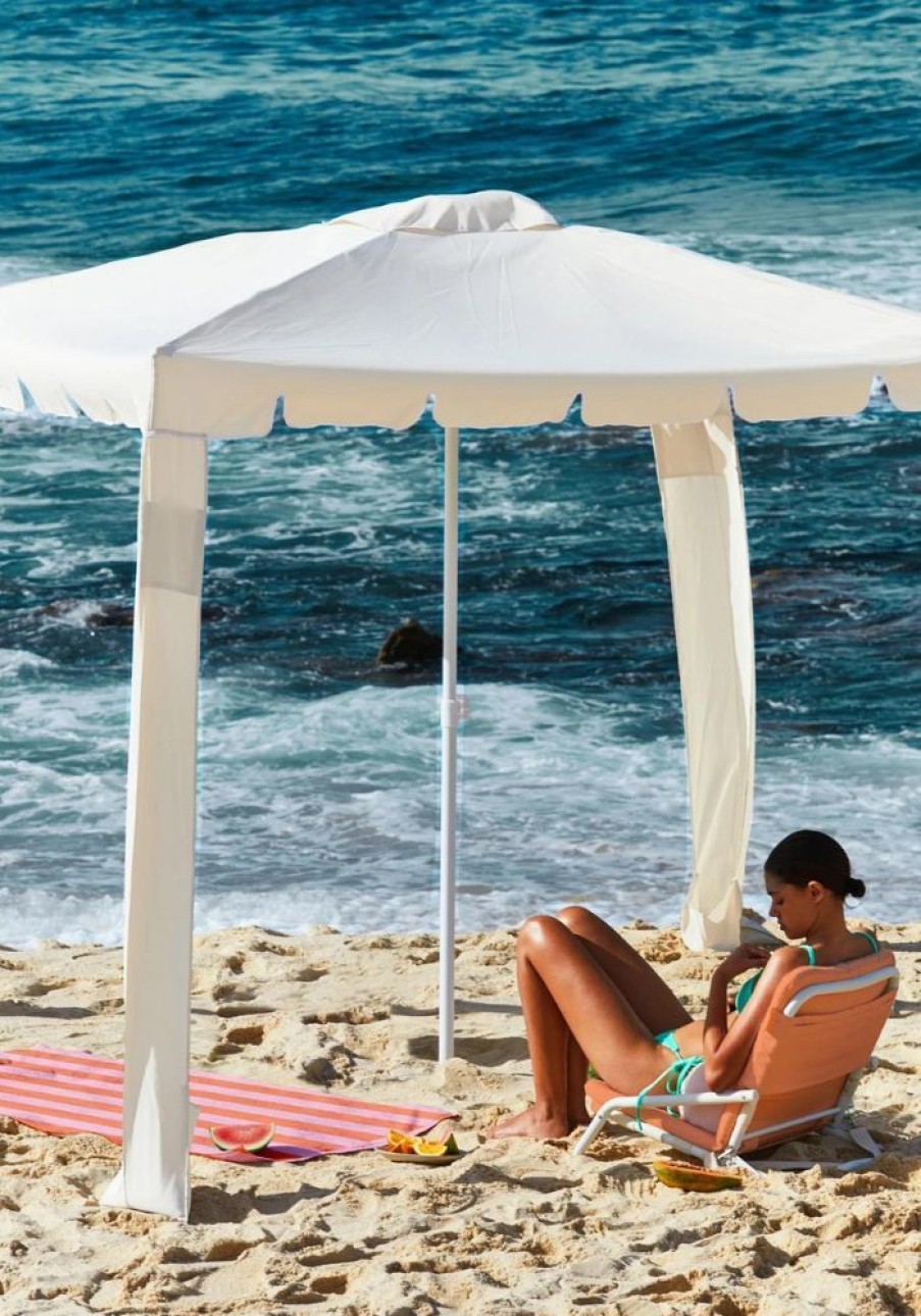 Accessories SunnyLife Beach Towels + Umbrellas | Beach Cabana- Casa Fes White