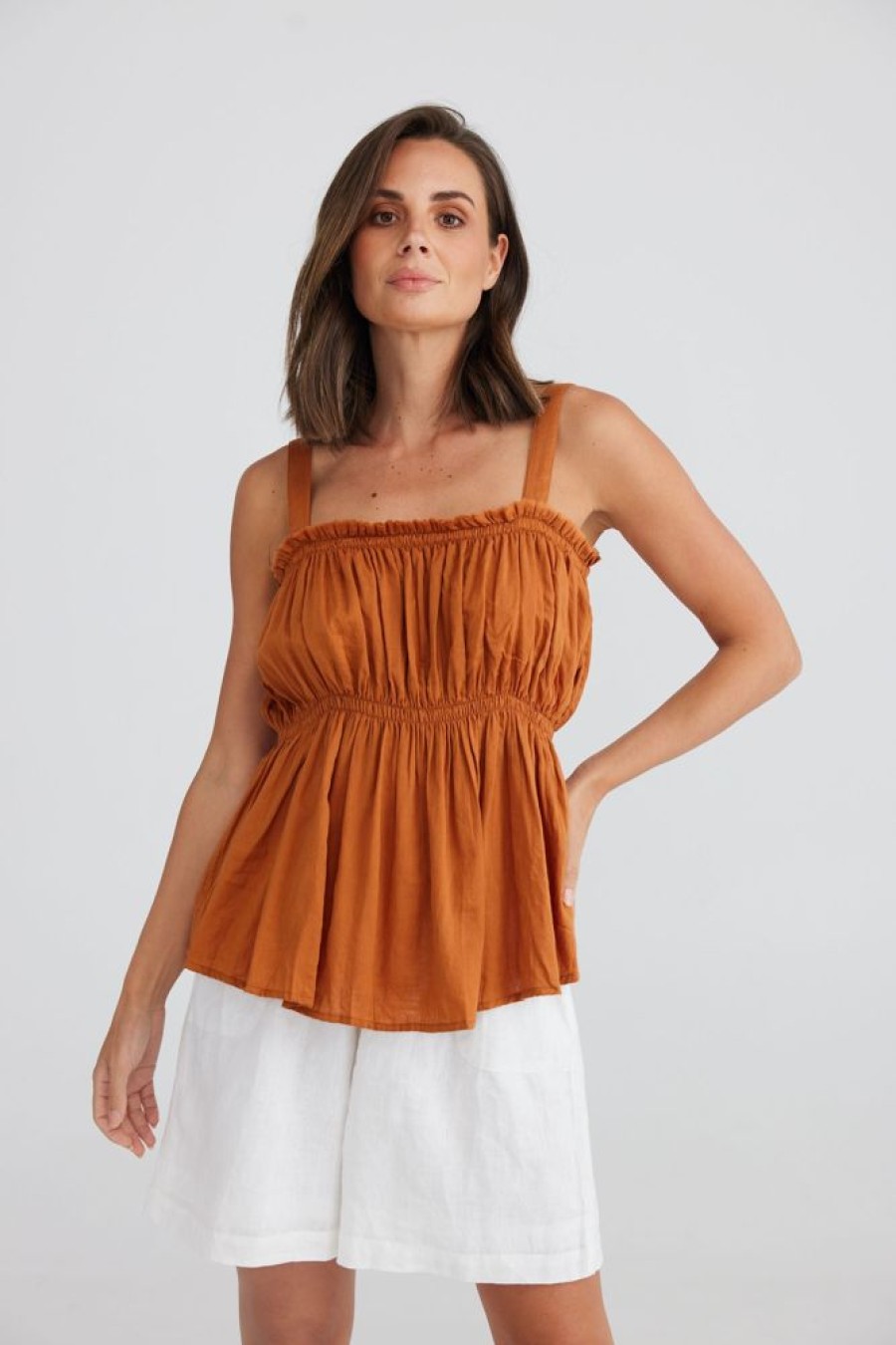 Fashion Holiday Tops | Bask Top - Copper