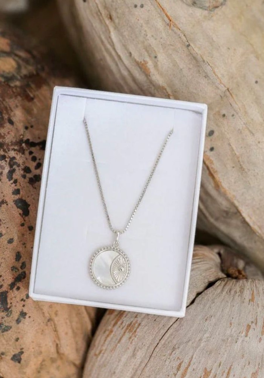 Accessories Sun Soul Jewels Necklaces | Eclipse Necklace - Silver