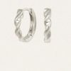 Accessories Temple of the Sun Earrings | Helix Small Hoops-Silver