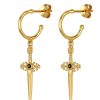 Accessories Temple of the Sun Earrings | Themis Earrings Gold