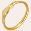 Accessories Temple of the Sun Rings | Althea Emerald Ring - Gold