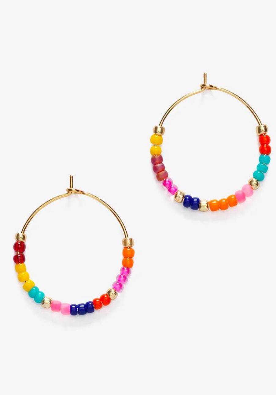 Accessories Anni Lu Earrings | Sunny Eldorado Hoop- Golden