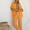 Fashion Cabo Gypsy Shorts + Pants | Vacation Pants - Papaya