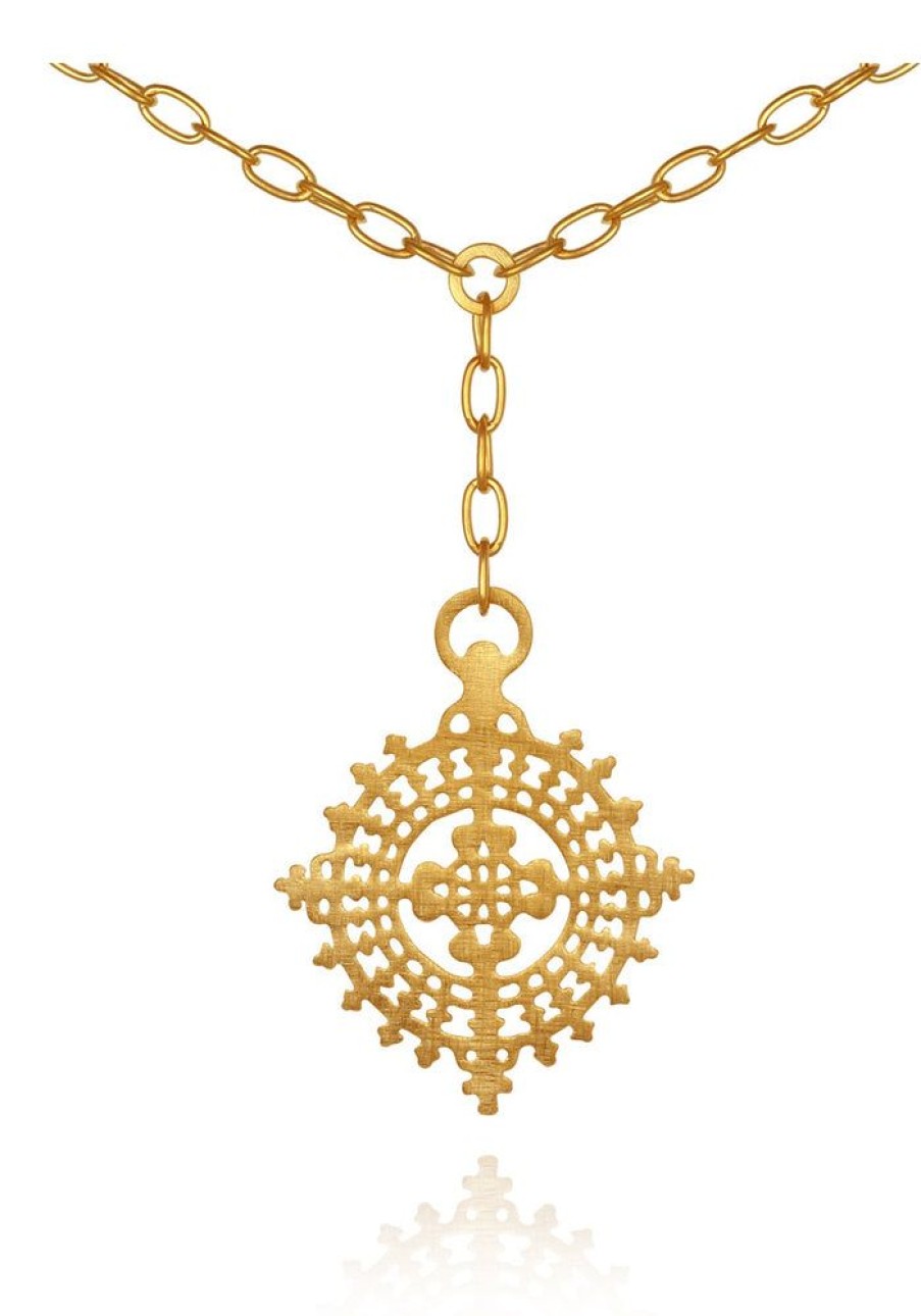 Accessories Temple of the Sun Gold Jewels | Anki Necklace - Gold