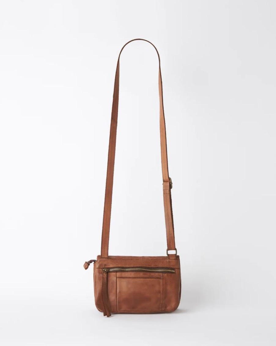 Accessories JuJu & Co Bags | Linea Crossbody- Cognac