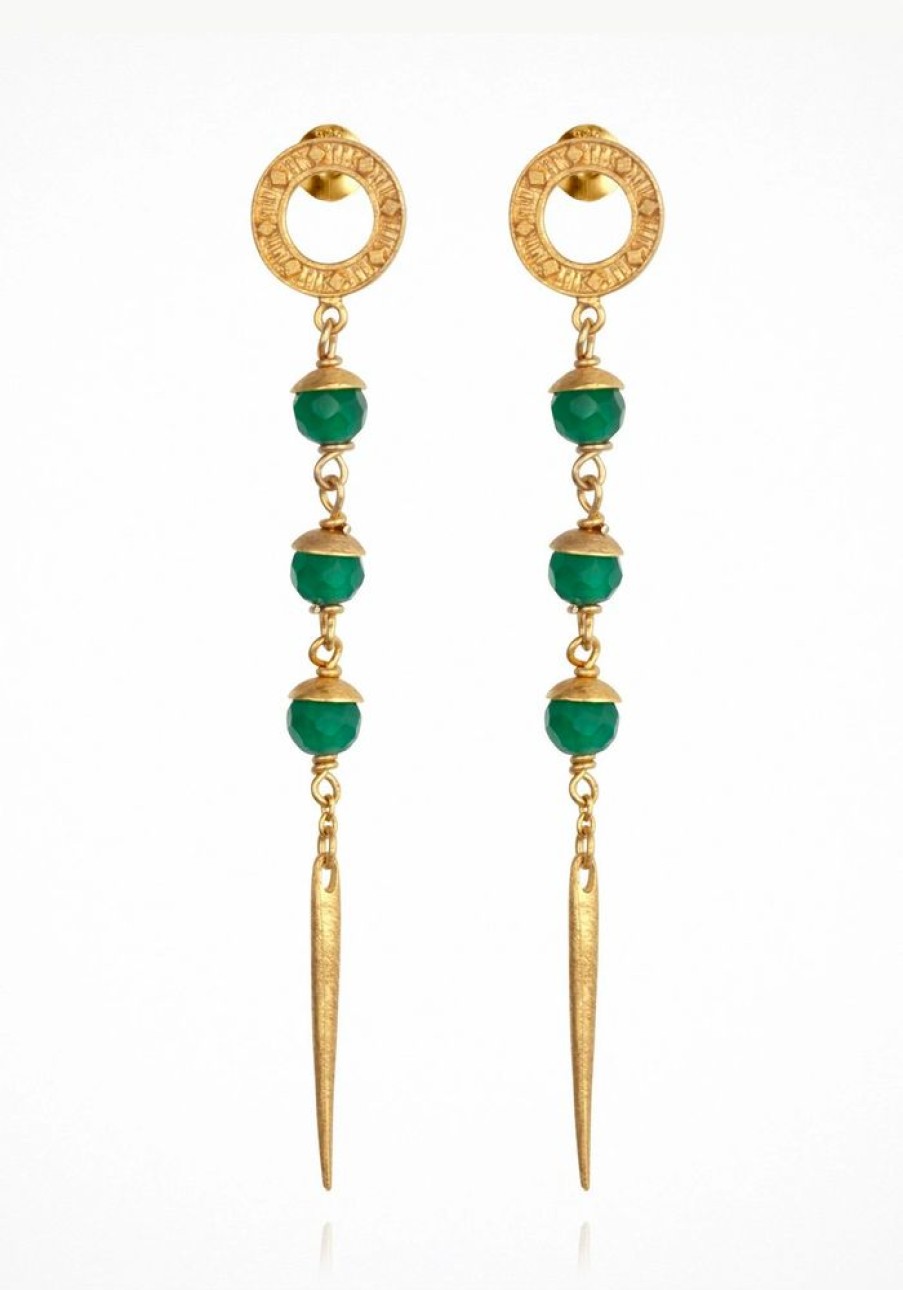 Accessories Temple of the Sun Gold Jewels | Talia Earrings