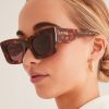 Accessories Banbe Eyewear Sunglasses | The Kaia- Honeycombe Tort