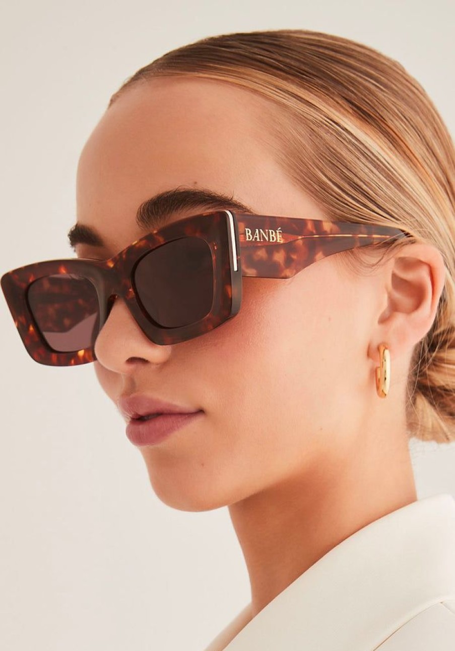 Accessories Banbe Eyewear Sunglasses | The Kaia- Honeycombe Tort